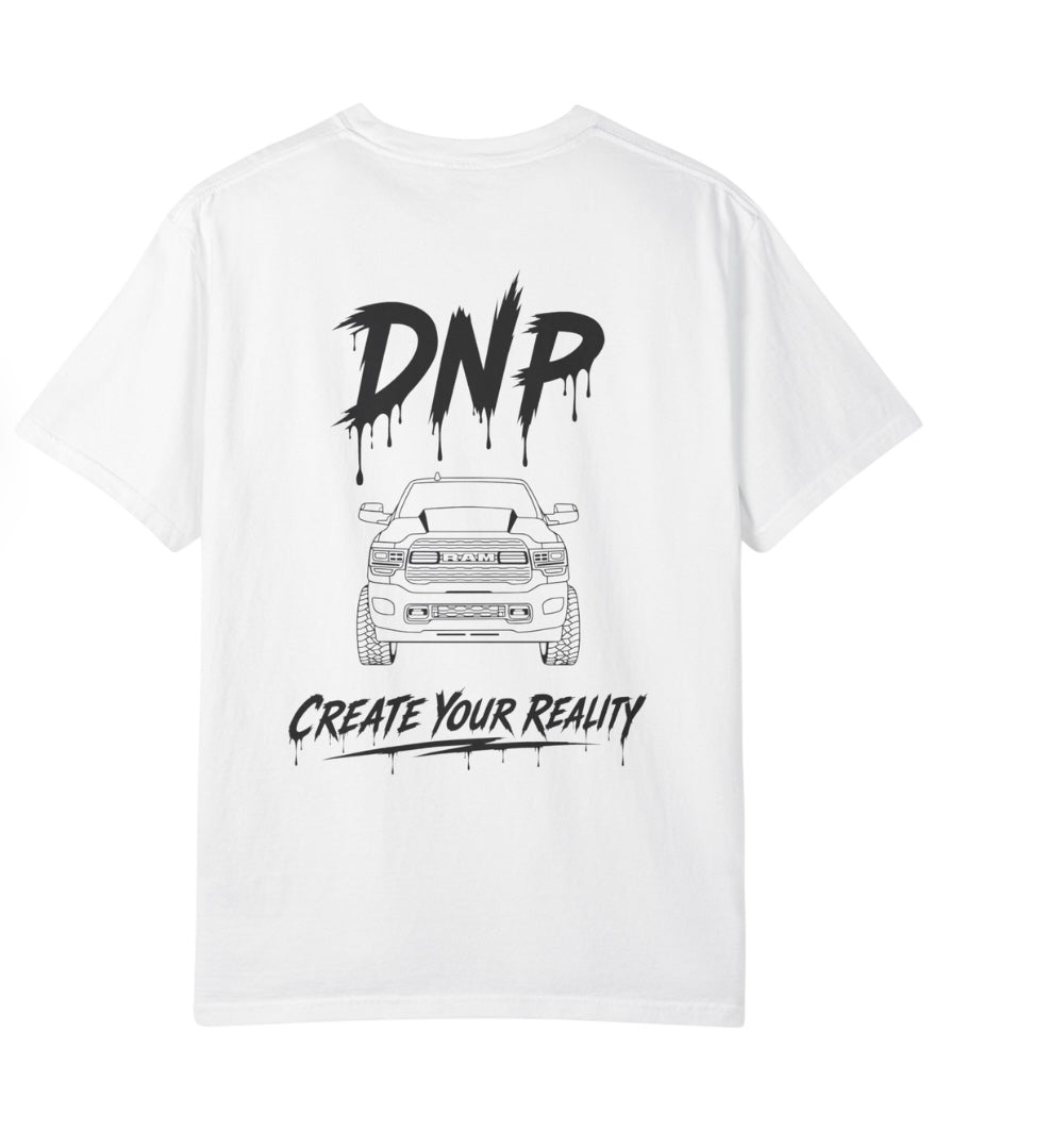White T-shirt Black logo