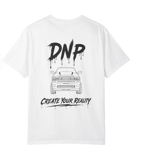 White T-shirt Black logo